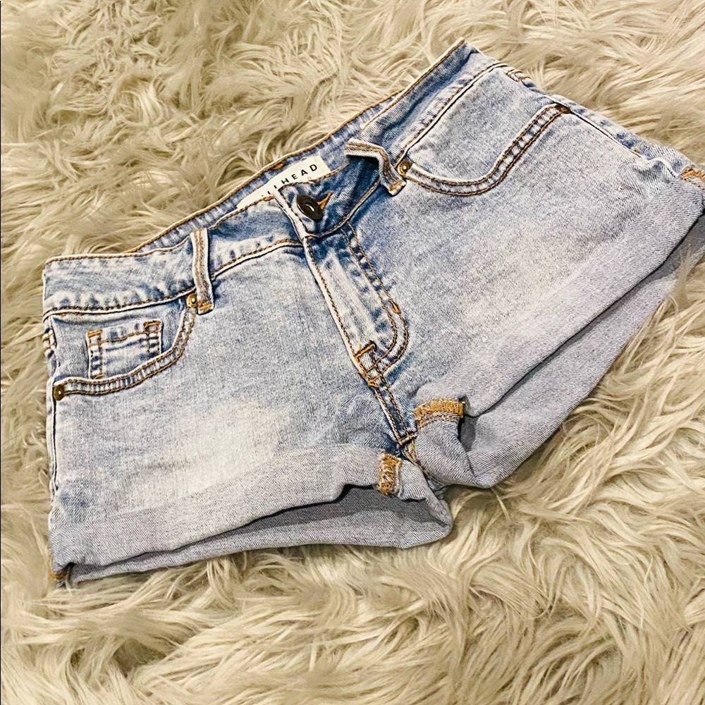 Bullhead Low-Rise Denim Shorts